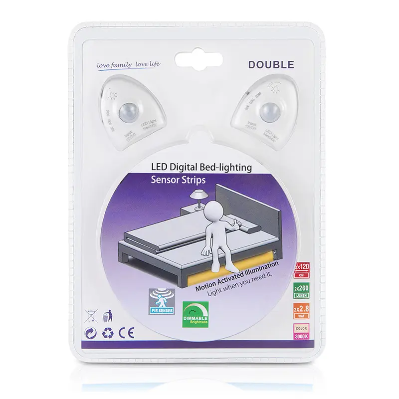 Smart Human-sensing Neon Under-bed LED Strip Ambient