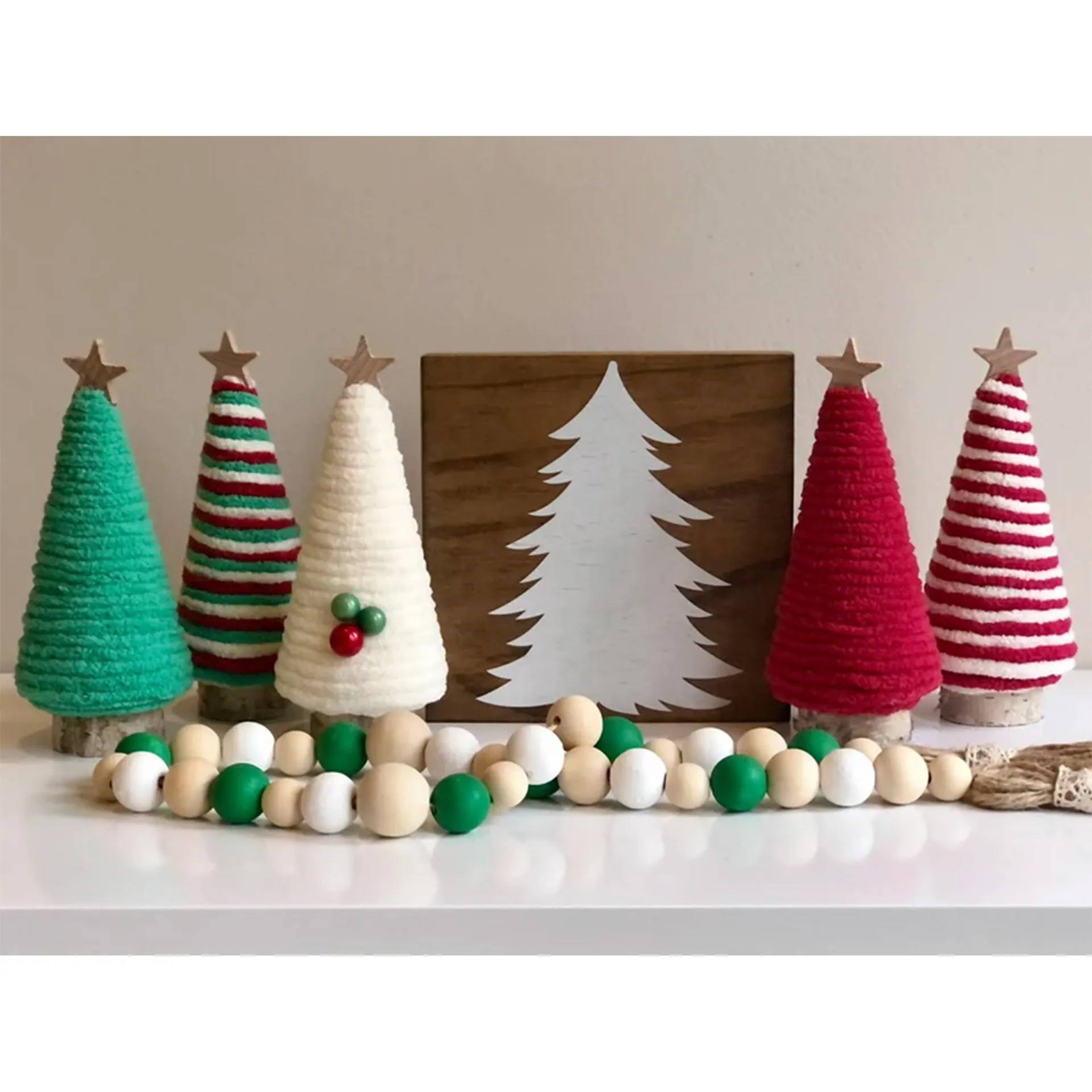 Christmas Layout Mini Christmas Tree Decorations – image 3