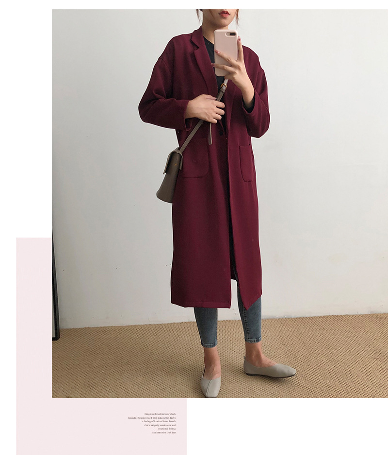 Title 11, Solid color silhouette loose coat