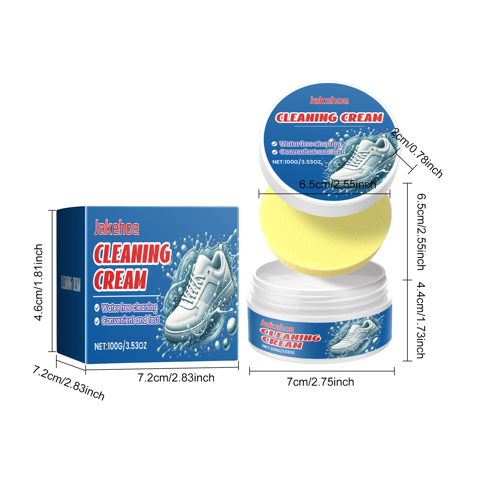 Title 1, White Shoes Cleaning Cream Water-free