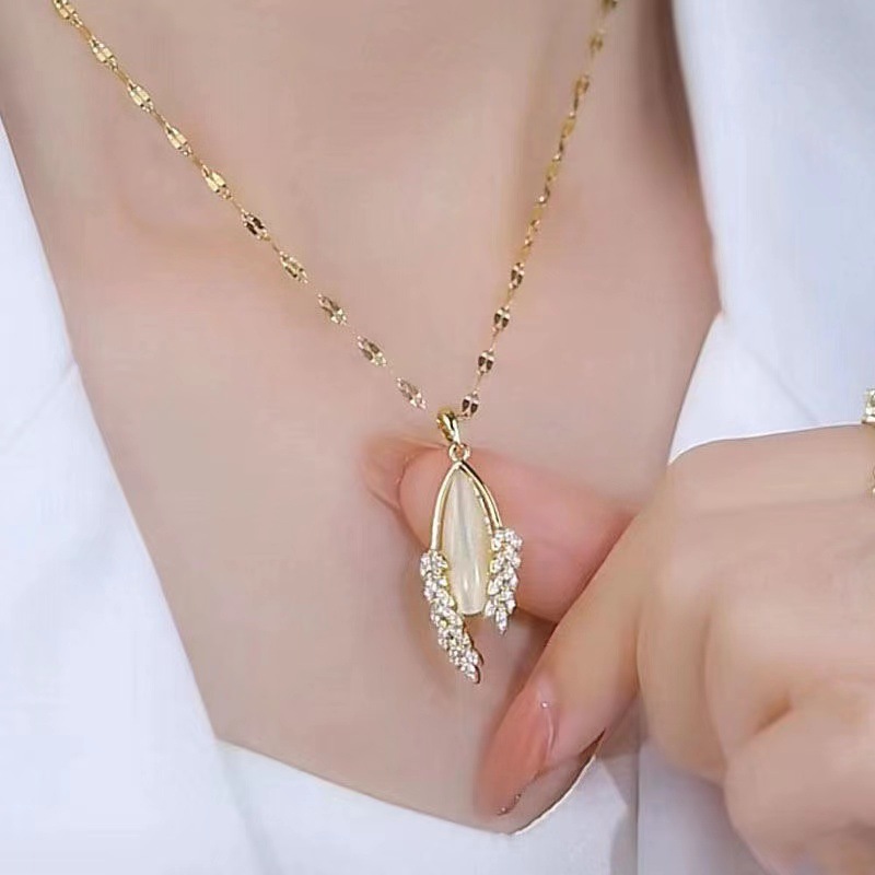 Opal Wheat Necklace Niche Design