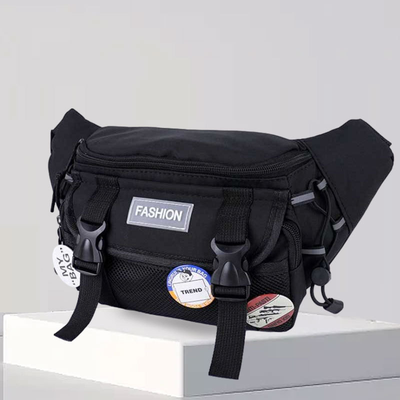 Cartoon Medal Mens Trendy Crossbody Bag