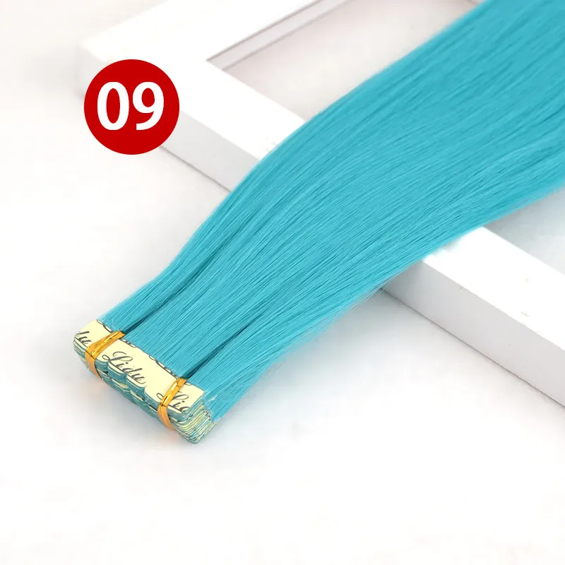 Seamless Hair Extension Highlight Colour Hair Extension - 9 Colours 1 Piece