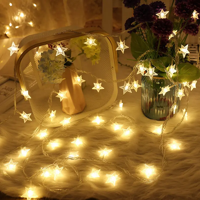 LED Star Light String Outdoor Holiday