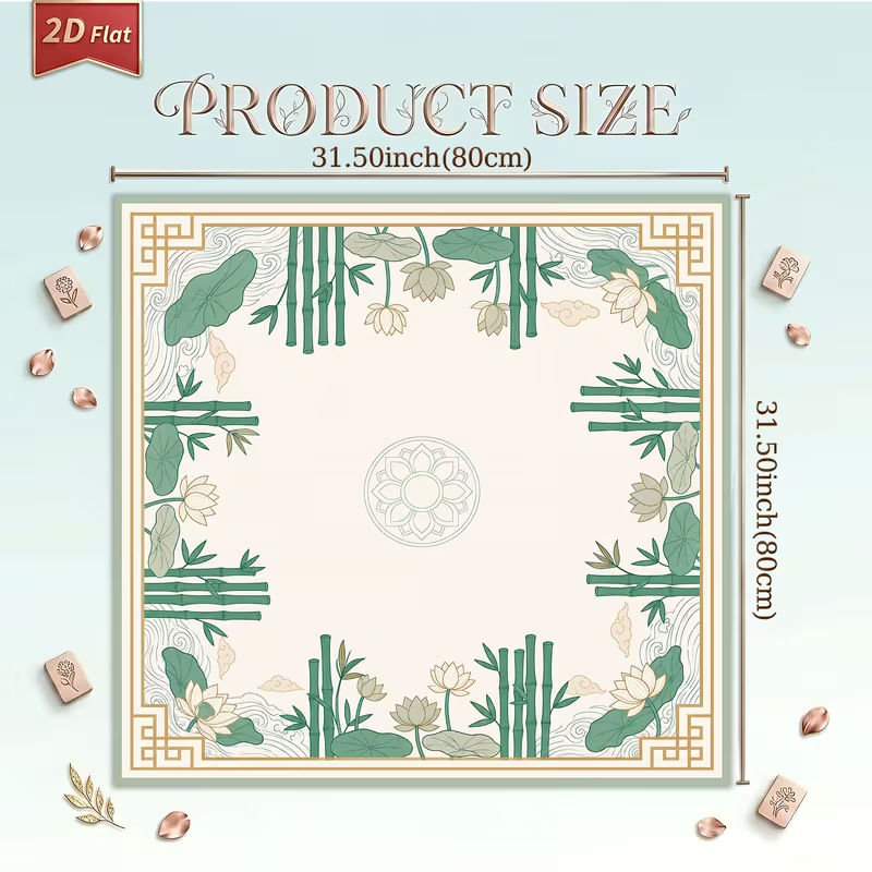 Premium Waterproof Mahjong Mat for American Style Play 6