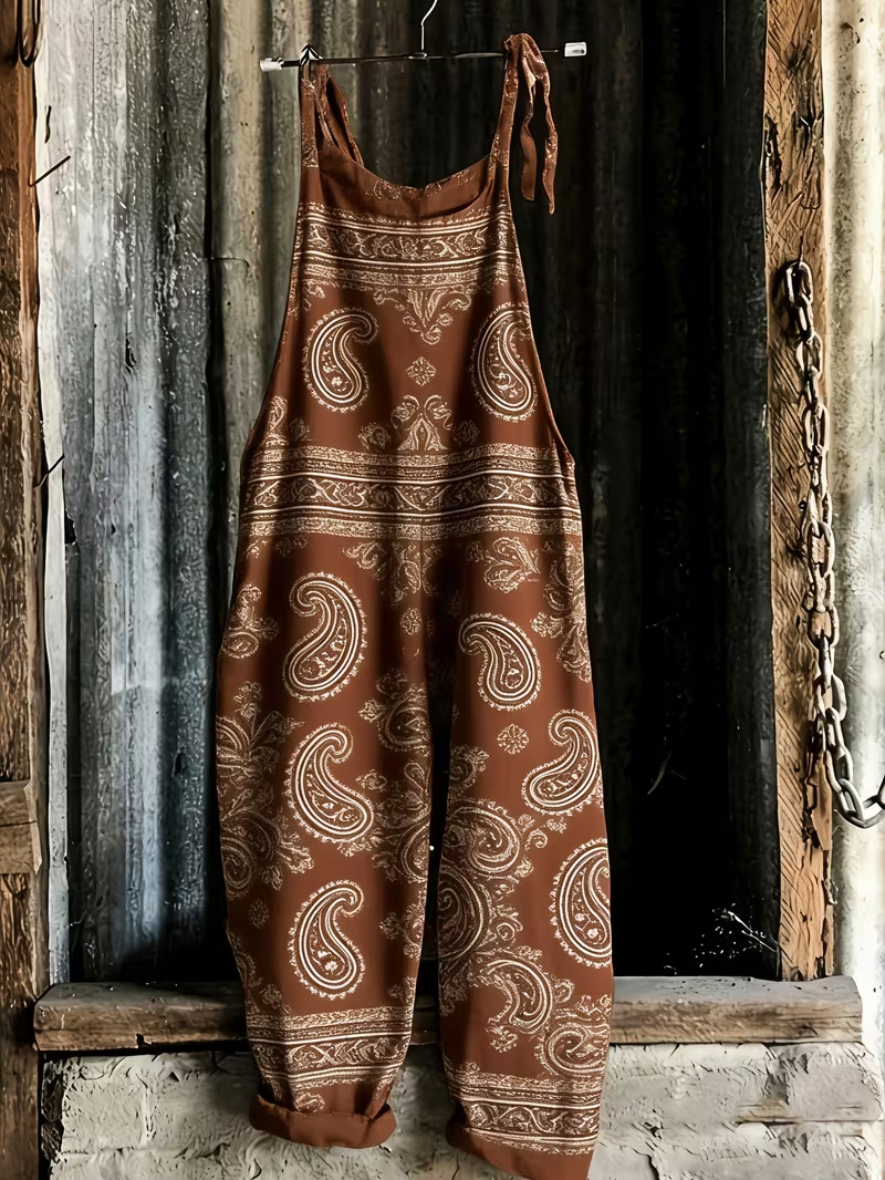 3D-printed Suspender Casual Pants Suspender Overalls 9