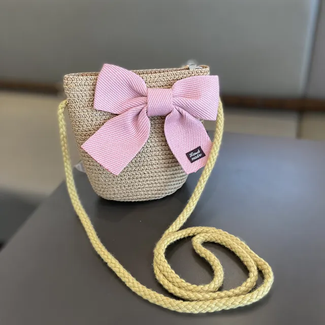 Girls Summer New Straw Hat Bag Set Khaki Bag - Shop at LoveMi