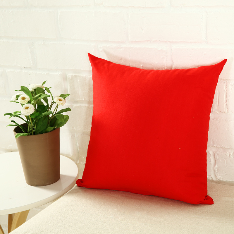 Red Pillow Cover