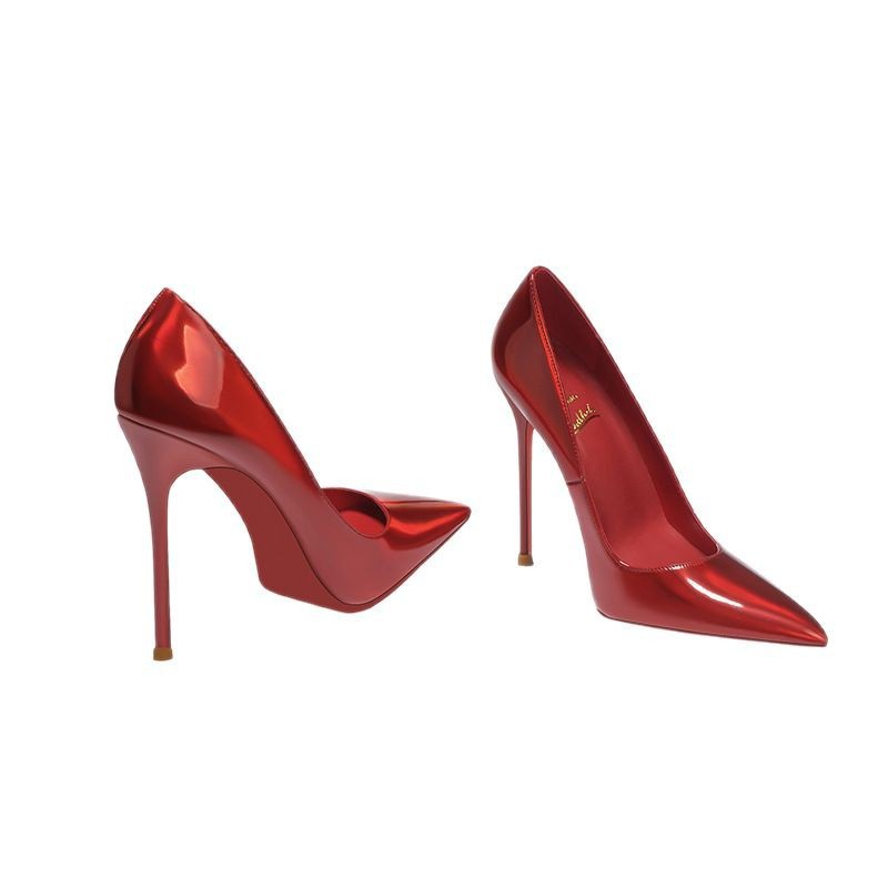 Womens Plus-Size Ultra-Thin Heel High Heels