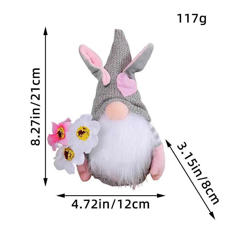 Easter Decoration Small Gift Faceless Doll