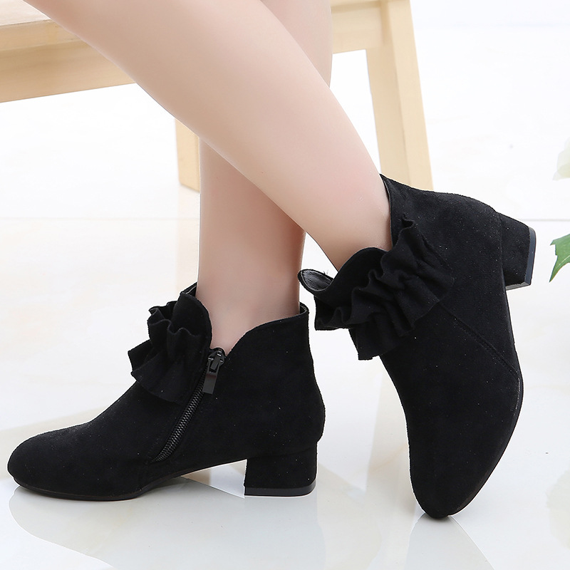 Winter Children's Velvet Short Boots - Image 8