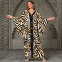 Zs257427 Yellow Leopard Print