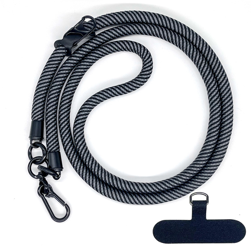 10MM Climbing Rope Mobile Phone Lanyard Gasket Adjustable Crossbody Mobile Phone Strap Camera Strap Rope Anti-lost Neck Rope