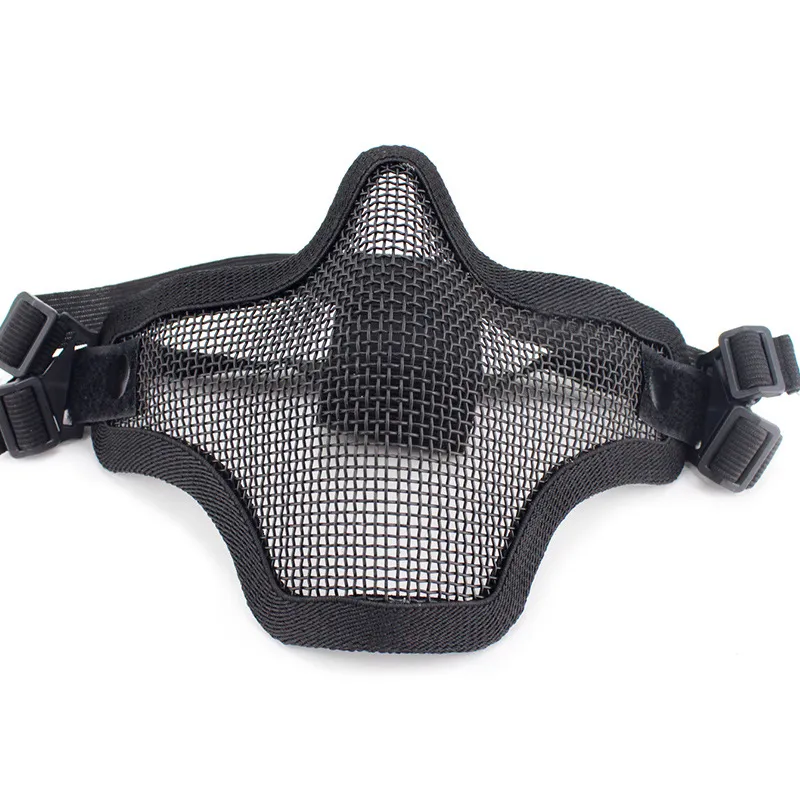Field Camouflage Training Mask For Cycling And Off-roading - Black