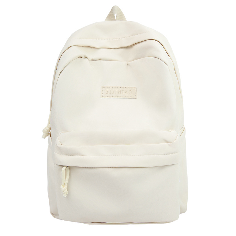 Solid-color Simple And Versatile Backpack For College Students 5