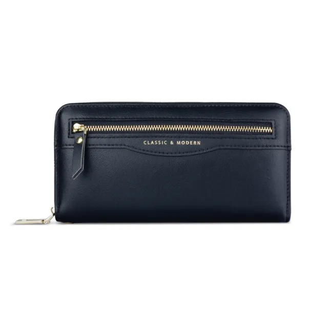 Women's Wallet Zipper Multifunctional Change Long Clutch Black - Shop at LoveMi