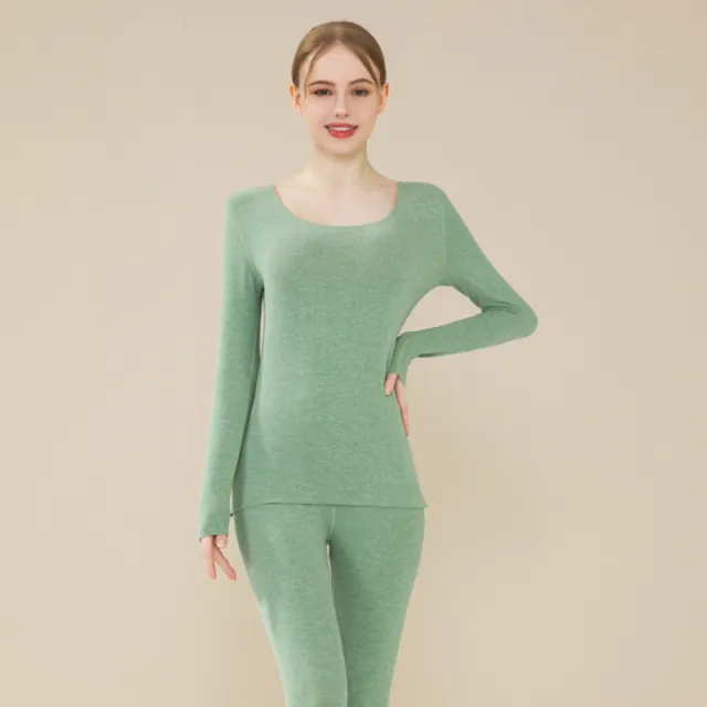 Couple Seamless Thermal Underwear Female Mint Green - Shop at LoveMi