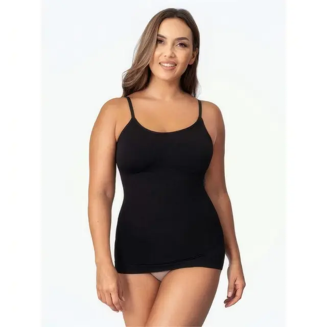 Seamless High Elastic Body Shaping Camisole For Women Black - Shop at LoveMi