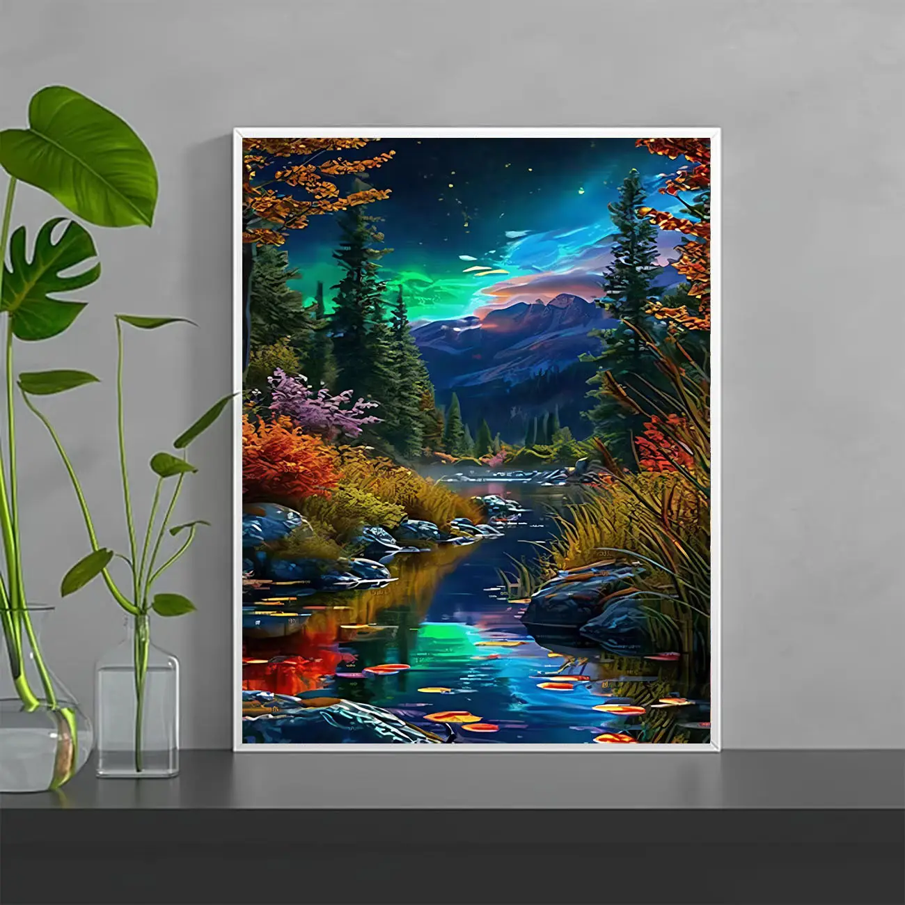 Landscape-themed 5D Diamond Painting DIY Fully Paved