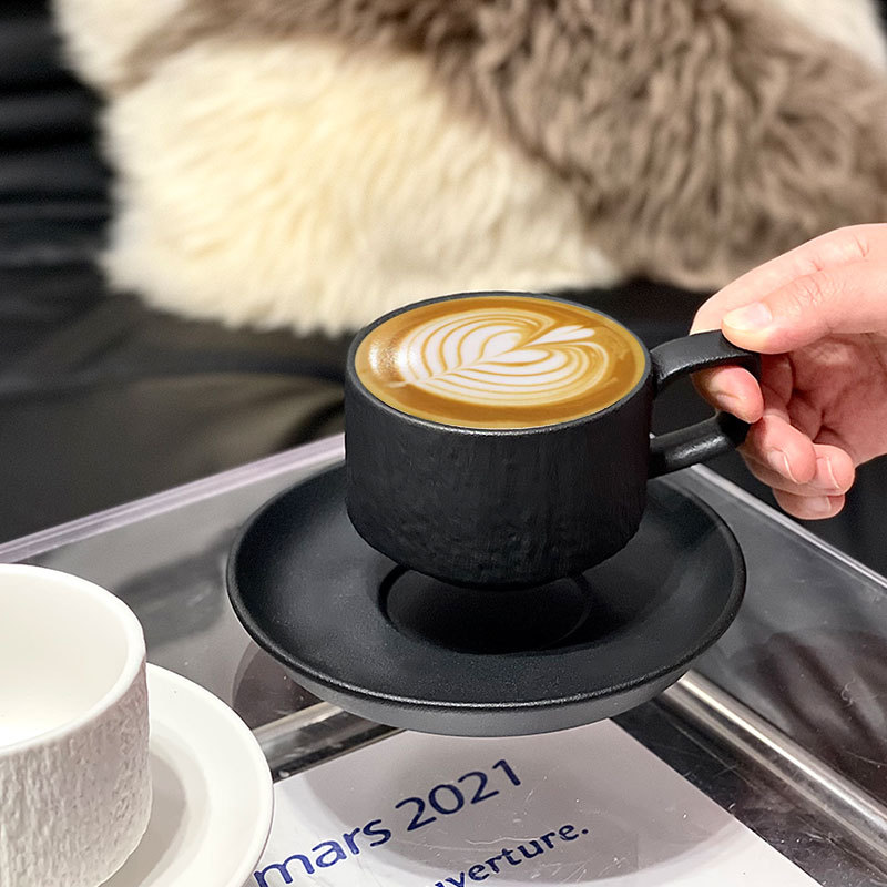 Stone Pattern Light Luxury Ceramic Good-looking Nordic Style Exquisite Tea Set