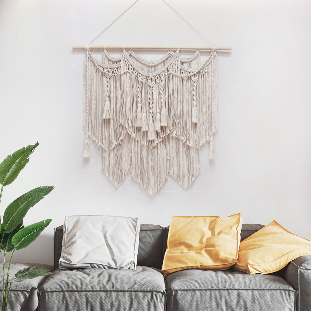 Hand-Woven Cotton Wall Hanging, picture 3 of 5