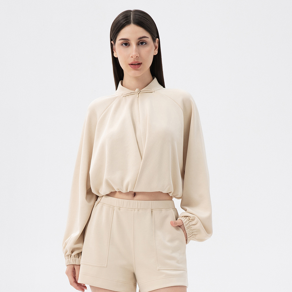 Modal Loose Fitness Sports Sweater Yoga Clothes