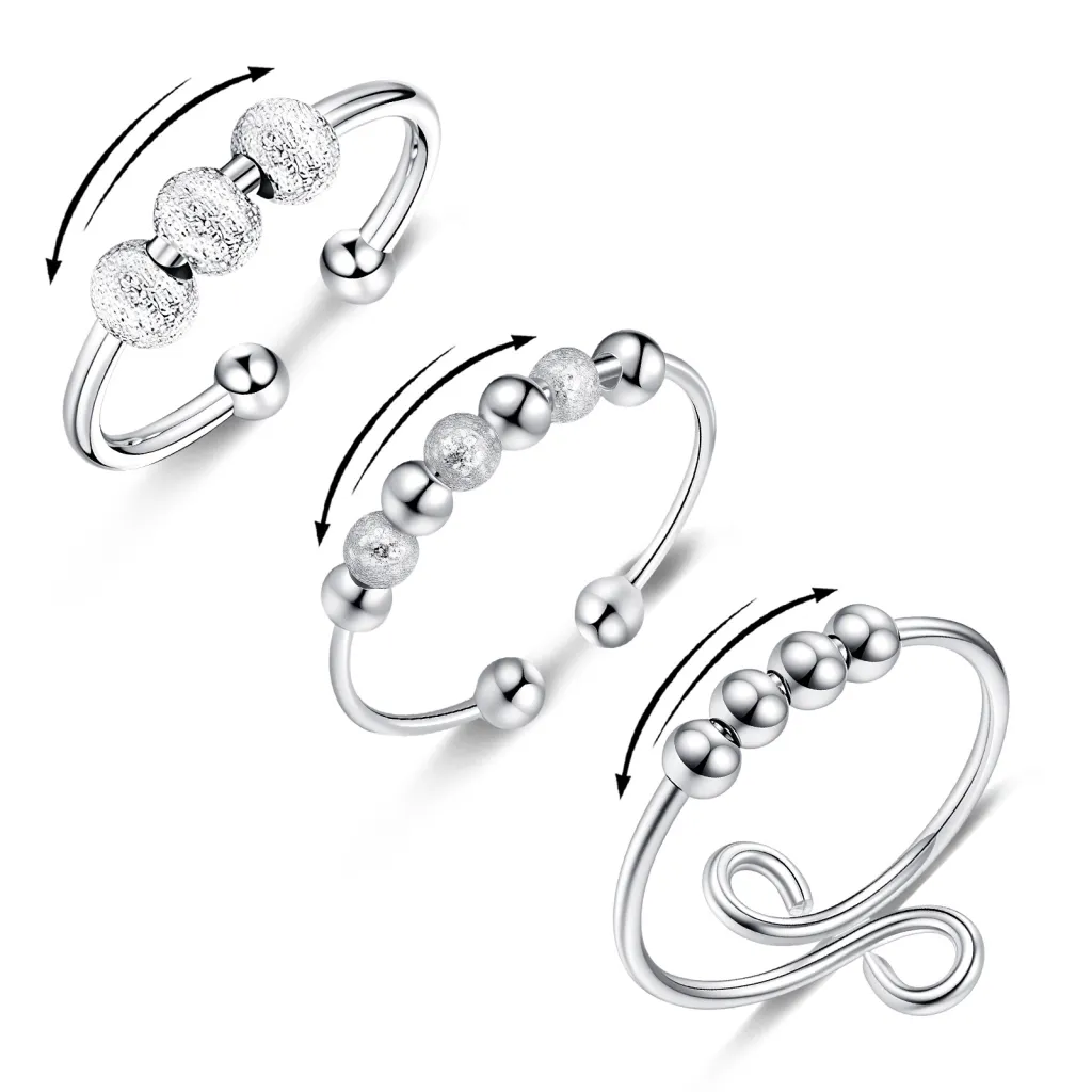 New Rotating Ring With Universal-wheel Design - Set