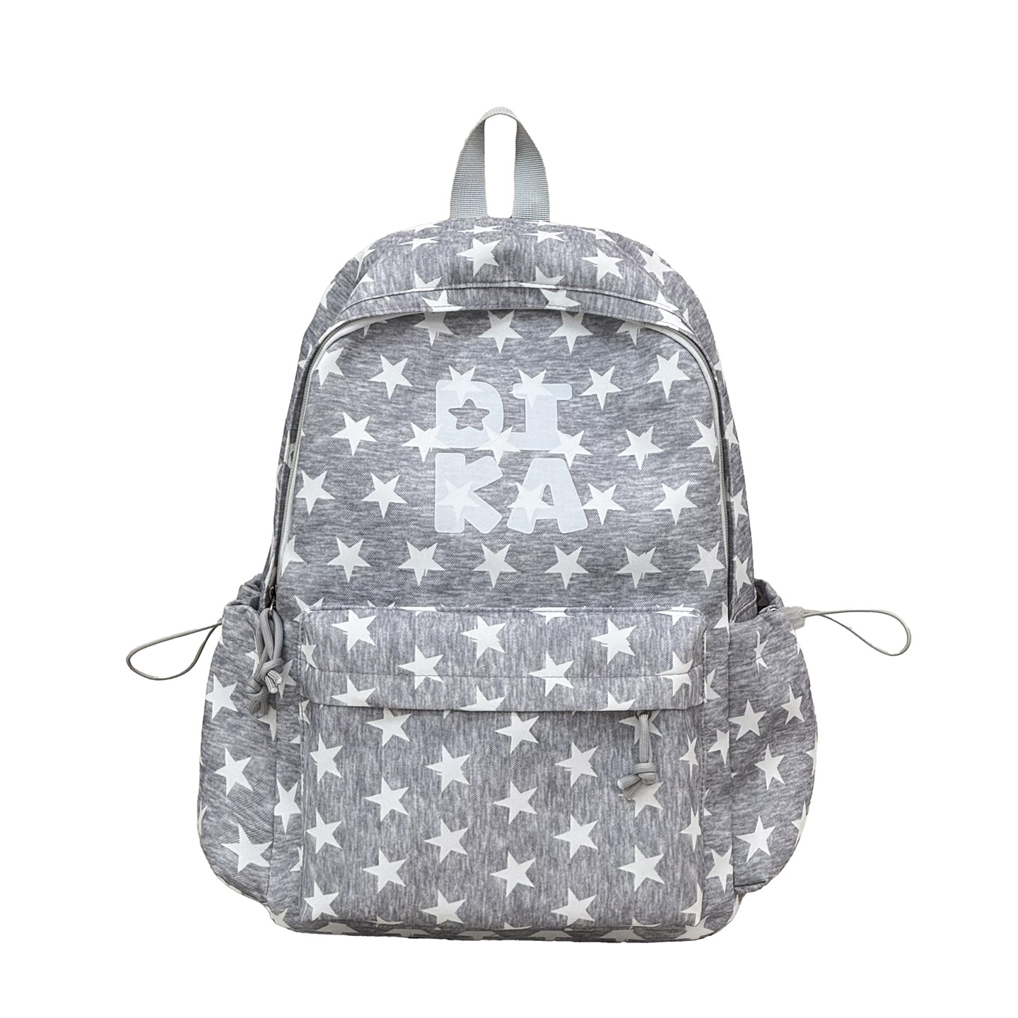Star-print Backpack Minimalist Letter Design Lightweight
