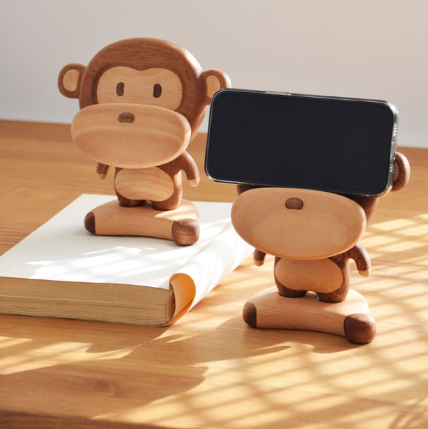 Support de téléphone en bois massif BONIM