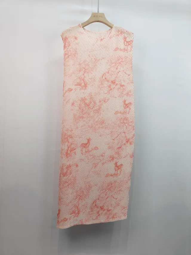 Women's New Chinese style Light And Comfortable A Line Skirt Red Flower - Shop at LoveMi