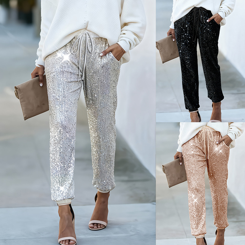 Straight-leg Casual Pants Women's Trousers