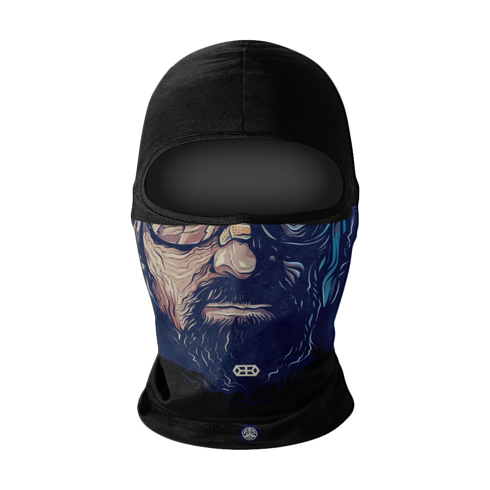 Summer Breathable Full Face Outdoor Sun Protection Quick-drying Ice Silk Headgear 43