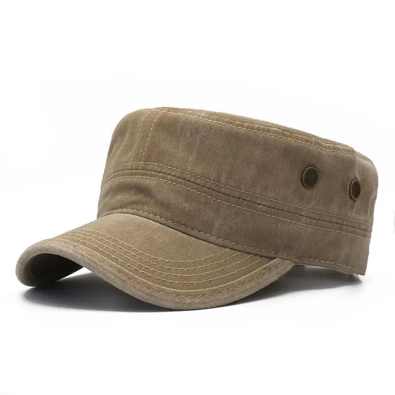 All-match Flat Top Military Cap Men And Women