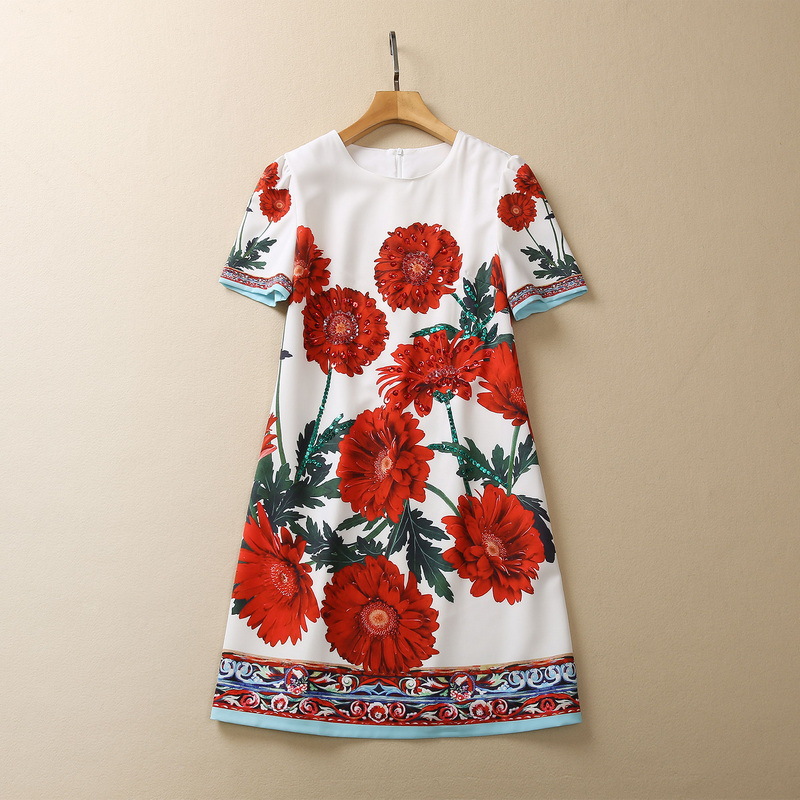 Beaded Sequin Flower Dress, picture 2 of 5