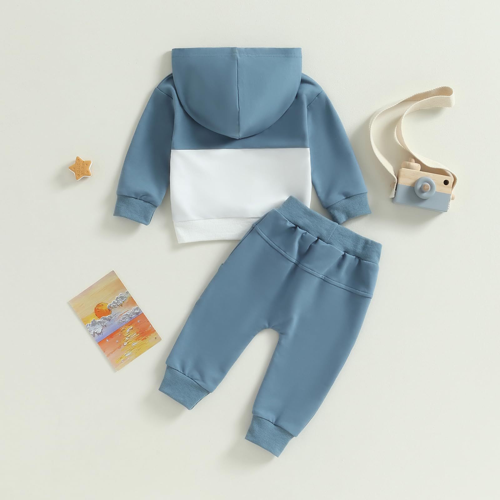 SpringSummer New Arrival Color-Block Boys Set — foto 6