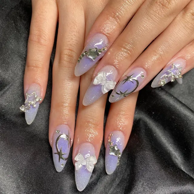 Asterism Wear Nail Tip Bow Jp2826 Glue Type - Shop at LoveMi