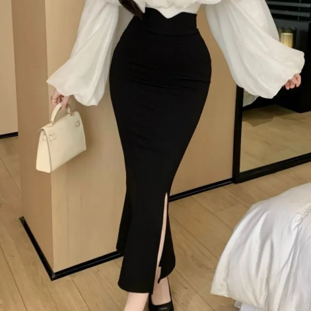 Temperament Noble Lady High end Sense Of Light Luxury Short Skirt Black - Shop at LoveMi