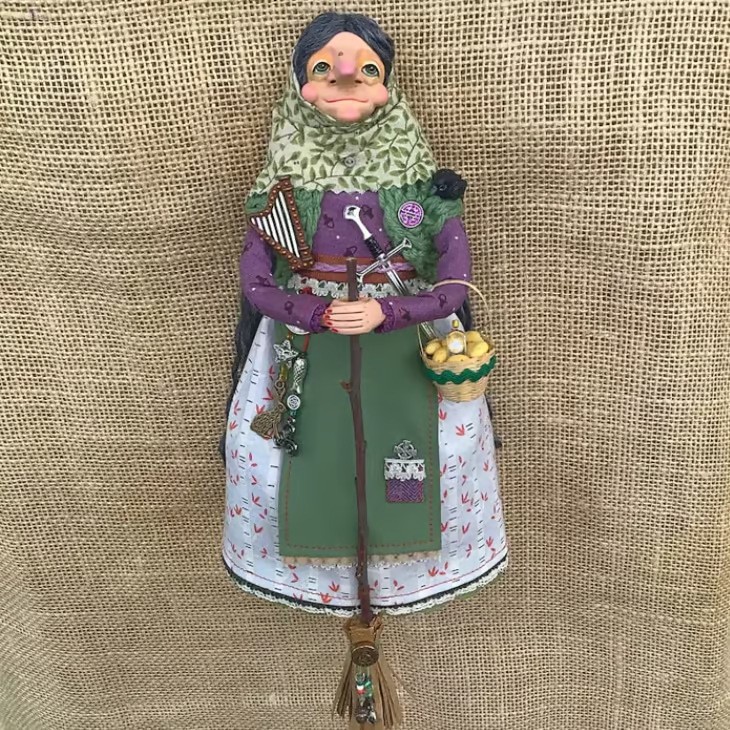 Creative Little Pendant Witch Doll Decorative Ornament