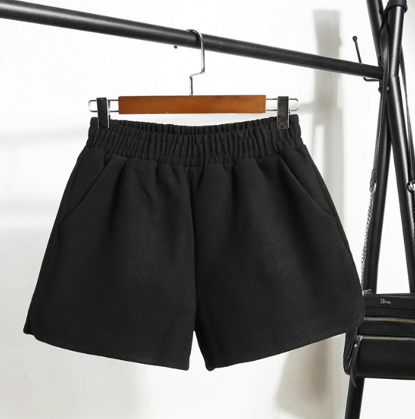 New Wide-leg High-waisted Cropped Shorts - Image 2