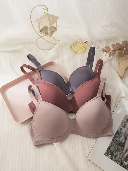 Title 12, Push Up Breast Holding Thin Cup Bra With Steel ...