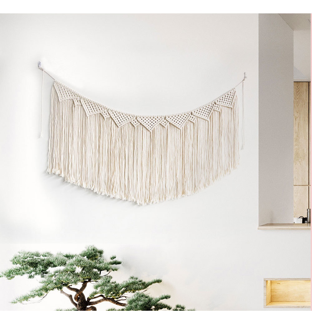 Hand-Woven Cotton Tapestry