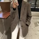 Plaid Cotton-L