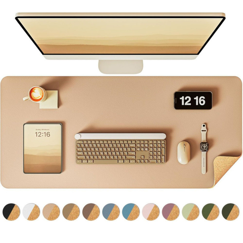 Large-sized Leather Mouse Pad For Office Desks