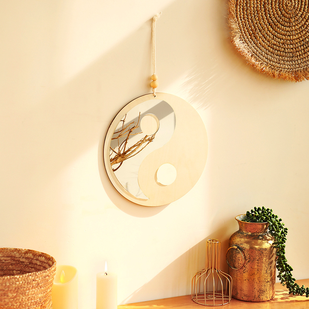 Round Acrylic Wall Mirror