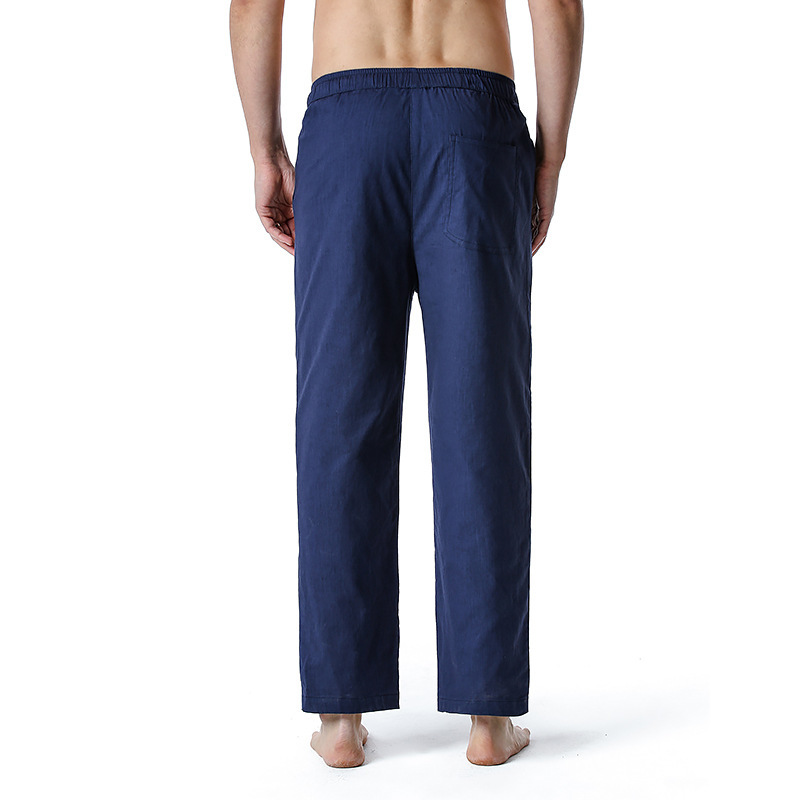 Non-stretch Cotton-linen Casual Regular-length Capri Pants For European And American Youth image 18