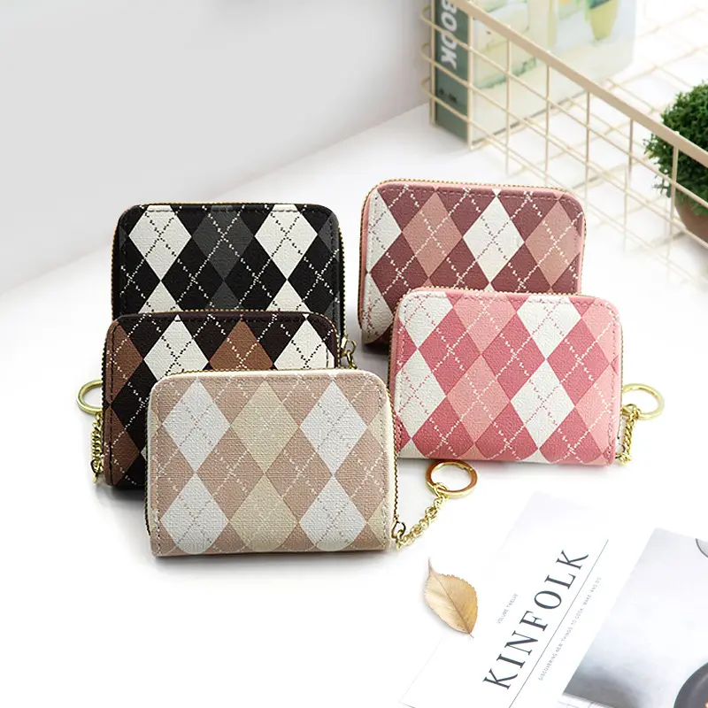 Diamond Zipper Coin Purse Large Capacity