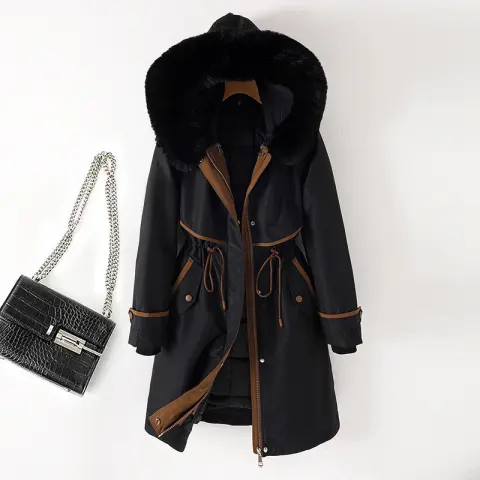 Mid-length Cotton Clothing Winter Cotton-padded Coat Down Jacket