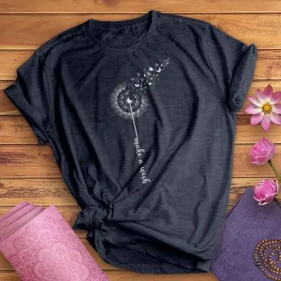 European And American Digital Printing Casual Round Neck T shirt Navy Blue - Shop at LoveMi