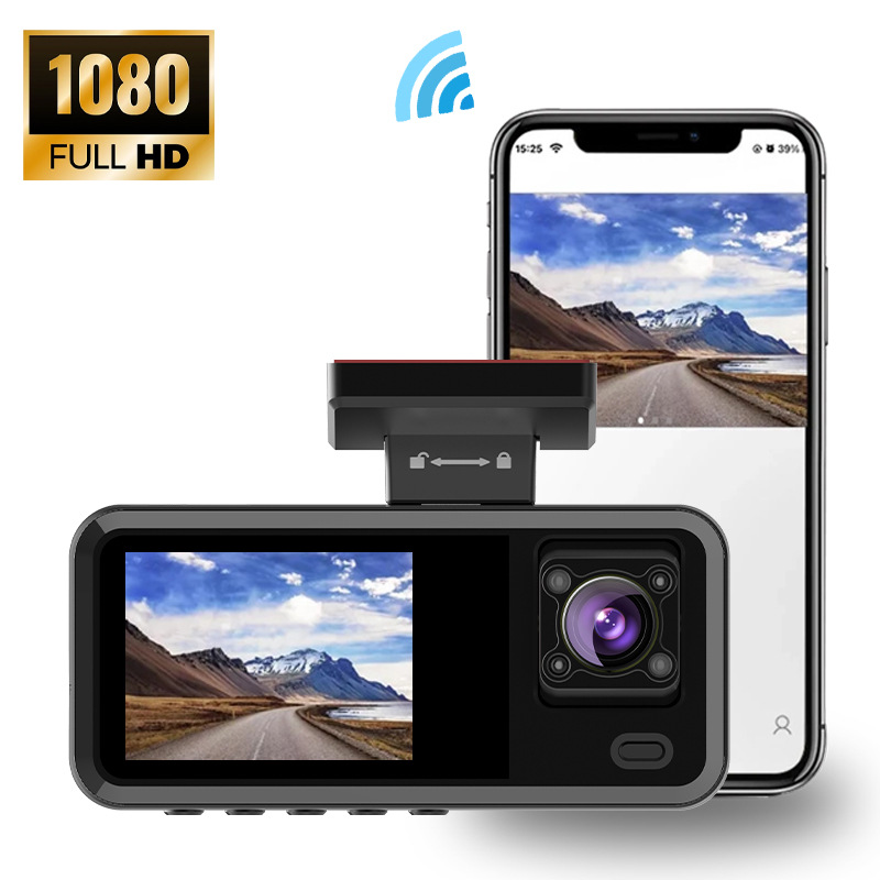 Three-record Driving HD 1080p Three-lens Recorder