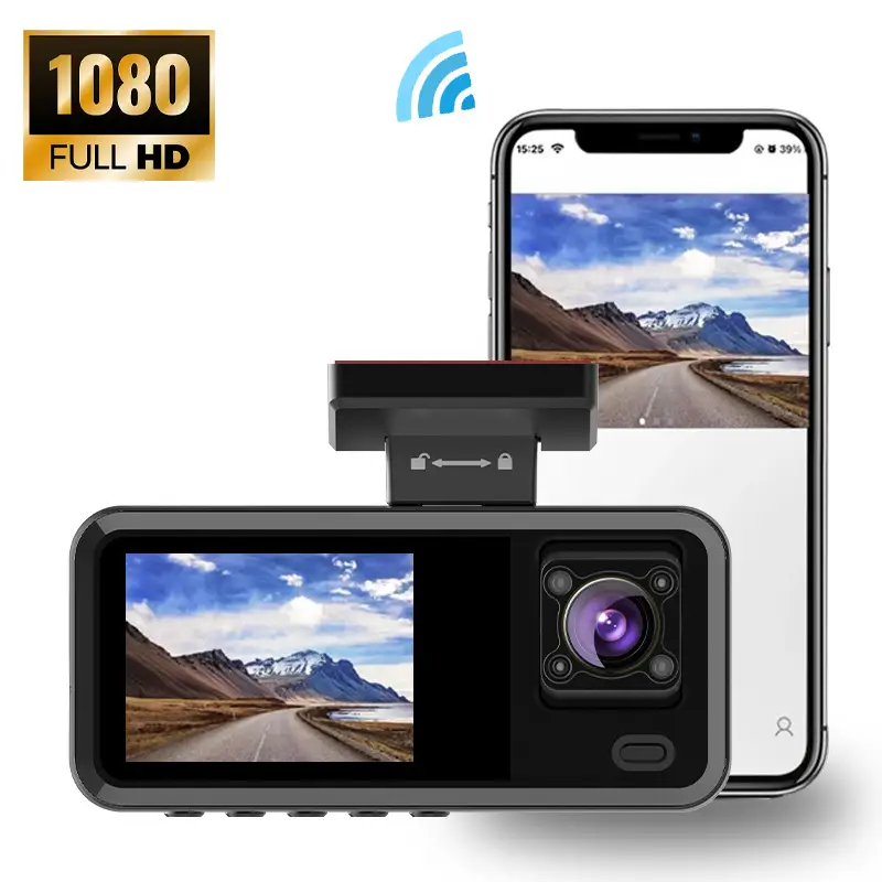 Three-record Driving HD 1080p Three-lens Recorder